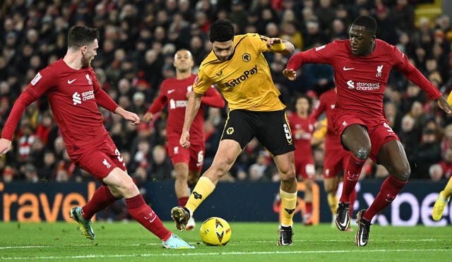 El primer encuentro entre ambos este año fue en Anfield. Foto: AFP