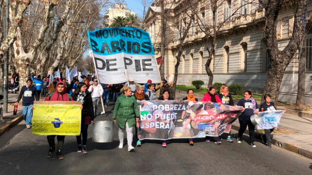 Protestas en Argentina por la inestabilidad económica del gobierno de Mauricio Macri.