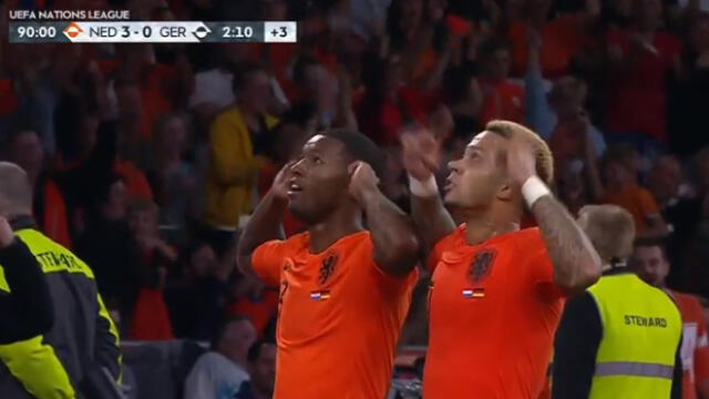 Alemania vs Holanda: Wijnaldum selló la goleada de la 'Naranja Mécanica' [VIDEO]