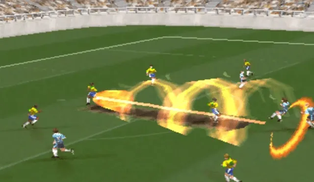 'Fútbol con poderes' fue muy popular en la PS1. Foto: Captura / YouTube.