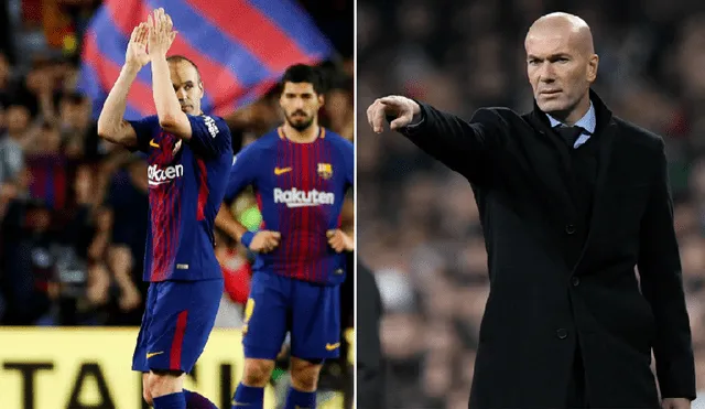 Zidane esperó cinco minutos a Iniesta y le dio un tremendo detalle [FOTO]