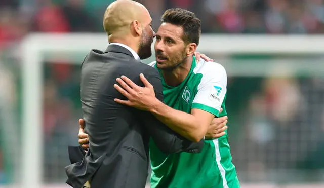 Claudio Pizarro y Pep Guardiola estuvieron juntos en el Bayern de Múnich. (Créditos: Carmen Jaspersen)