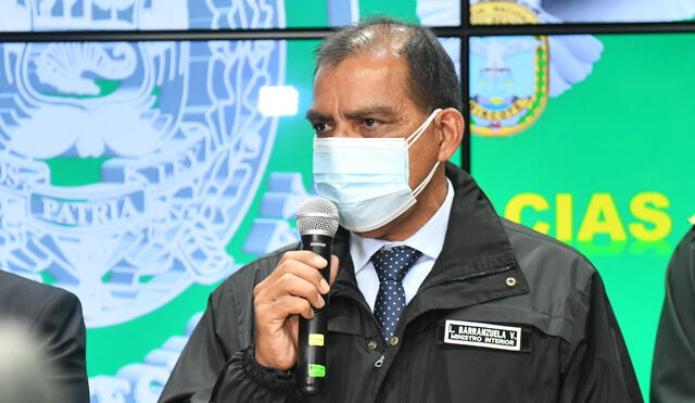 El ministro está siendo cuestionado por haber realizado una reunión social cuando estaba prohibido. Foto: Mininter