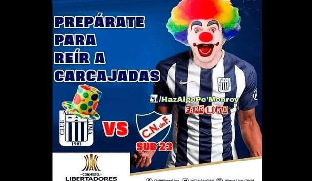 Divertidos y crueles memes se viralizaron en redes sociales tras la derrota de Alianza Lima en su debut en la Copa Libertadores 2020. | Foto: Facebook