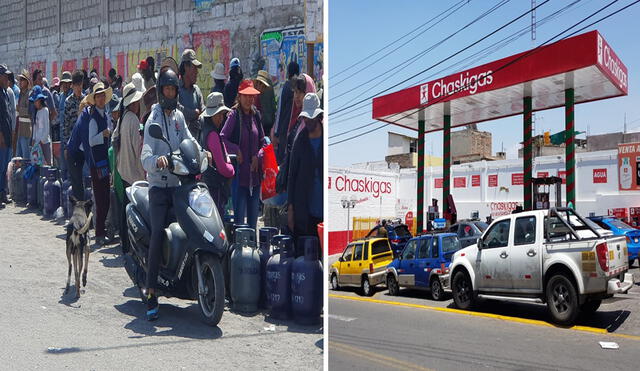 Conductores y ciudadanos formaron colas desde muy temprano. Foto: HBA Noticias/ La República