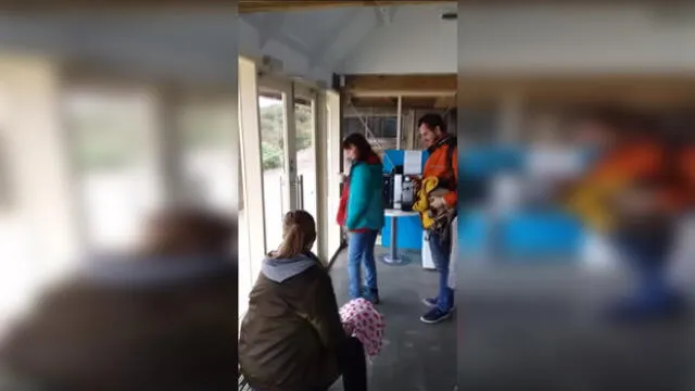Facebook: Van al zoológico y reciben una visita inesperada [VIDEO]