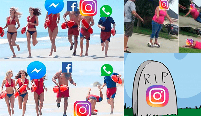 Facebook: Instagram cae a nivel mundial y usuarios lanzan hilarantes memes para burlarse [FOTOS]