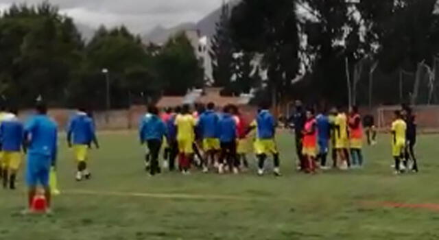 Jugadores de Cienciano y Deportivo Garcilaso protagonizaron trifulca [VIDEO]