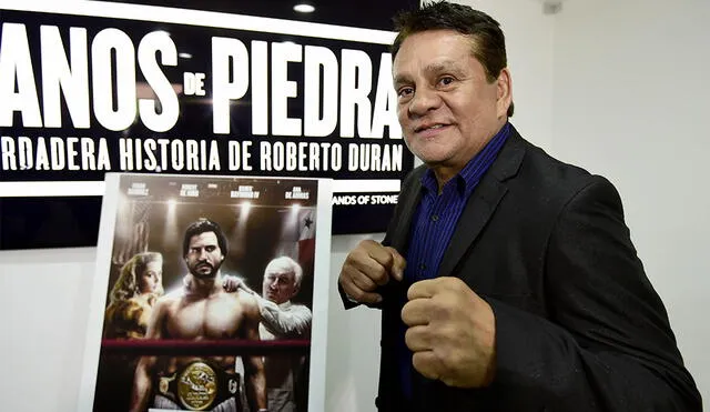 El recordado exboxeador Roberto 'Manos de Piedra' Durán fue diagnosticado con coronavirus este jueves. Foto: AFP.