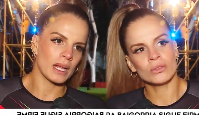 Alejandra Baigorria respondió a las críticas por haber perdonado a Said Palao. Foto: capturas América TV