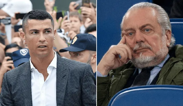 Presidente del Napoli no contrató a Cristiano Ronaldo por una insólita razón