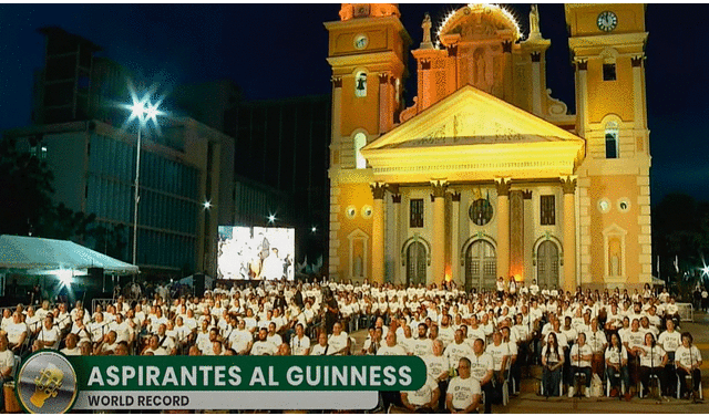 Zulia va tras Récord Guinness de banda gaitera más grande del mundo. Foto: YouTube/Alcaldía de Maracaibo