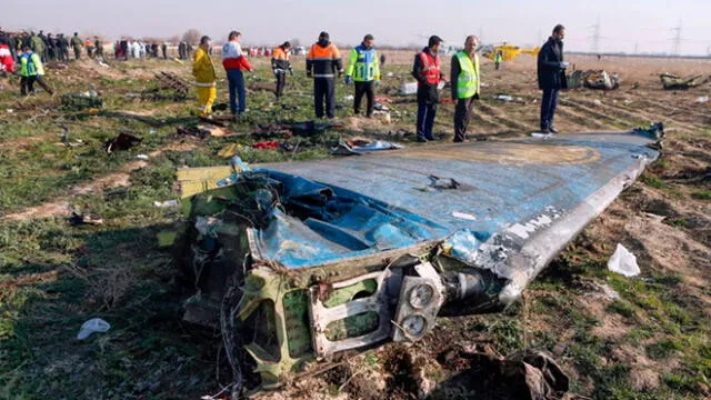 El miércoles 8 de enero el avión Boeing 737 de Ukraine International cayó en Irán. Foto: AFP