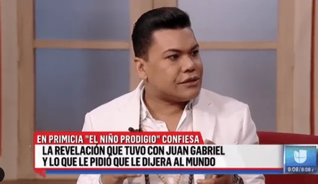 Hijo no reconocido de Juan Gabriel cuenta la inquietante revelación que le hizo el cantante [VIDEO]