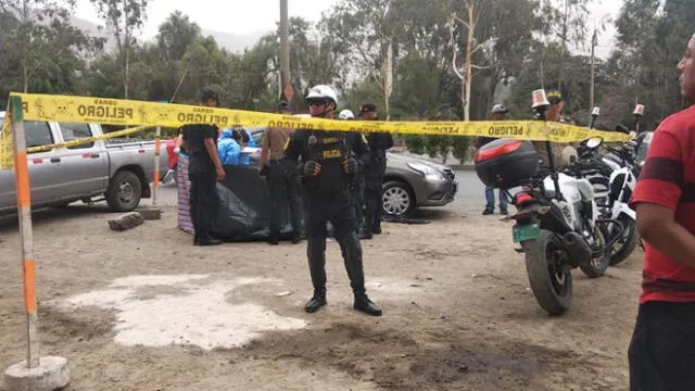 El conductor del tráiler y la madre de la niña fueron conducidos a la comisaría de Huaycán para que rindan su manifestación. (Foto: Jéssica Merino / La República)