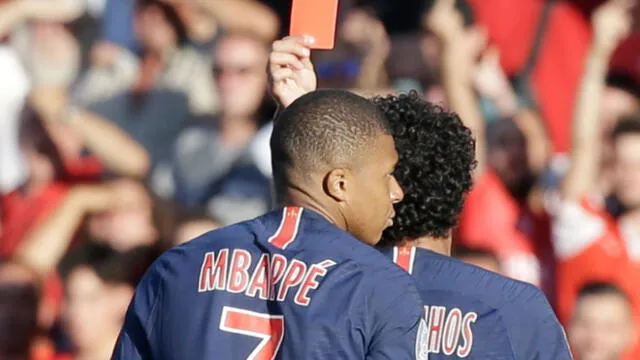 Las consecuencias que tendrá Mbappé tras su infantil expulsión en la Ligue 1