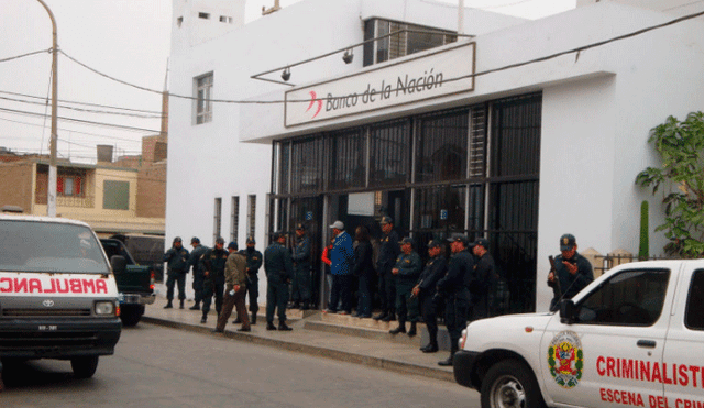 Barranca: asaltan Banco de la Nación y se llevan 80 mil soles [VIDEO]