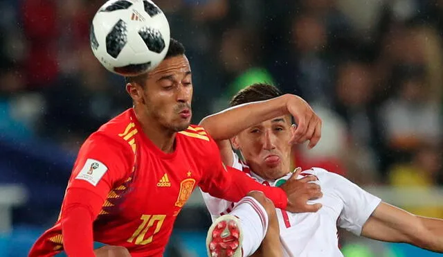Alcántara disputó el encuentro entre España y Alemania que terminó en empate. Foto: EFE