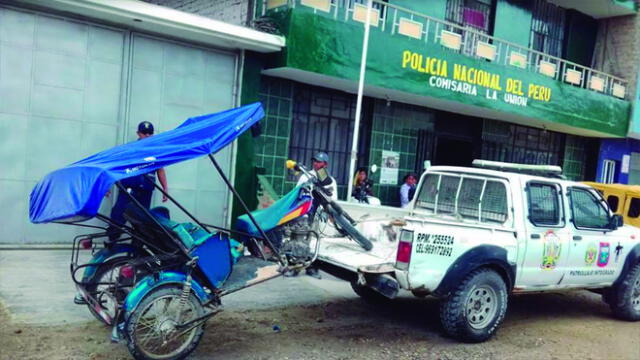 Piura: choque entre camión y mototaxi deja dos heridos 