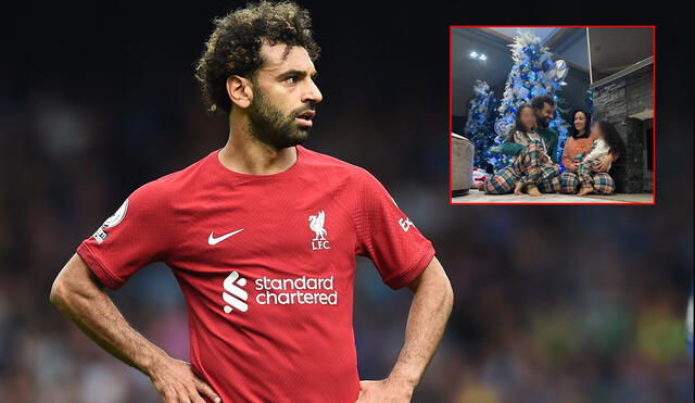 Además de celebrar la Navidad, los internautas criticaron a Salah por no apoyar a Arabia Saudita y Marruecos en Qatar 2022. Foto: composición EFE/Twitter