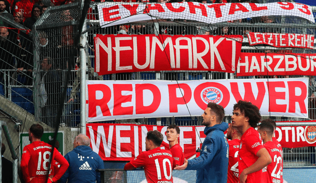 Los jugadores del Bayern Múnich hablaron con la hinchada para que cesen los insultos, sin embargo, todo fue en vano.