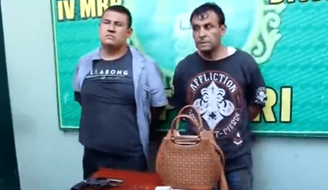 Mototaxistas persiguen y detienen a delincuentes armados que robaron 15 mil soles [VIDEO]