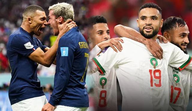 Francia vs. Marruecos buscarán clasificar a la final del Mundial Qatar 2022. Foto: composición GLR/@equipedefrance/@FRMFOFFICIEL