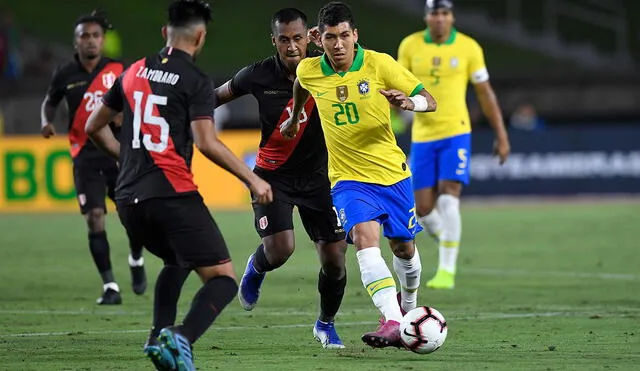 Roberto Firmino sobre el Perú vs Brasil