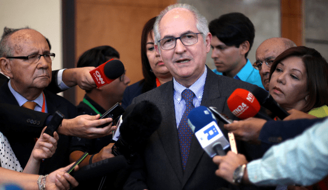 Antonio Ledezma: opositor venezolano llegó al Perú para reunirse con PPK