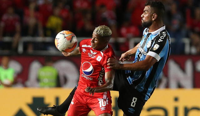 América de Cali y Gremio juegan por la última fecha de la fase de grupos de la Copa Libertadores 2020. Foto: EFE