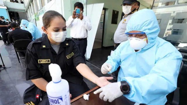 En Tacna, la mayoría de policías no ha sido sometido a pruebas COVID-19 a pesar de trabajar durante la pandemia. Foto: Contraloría