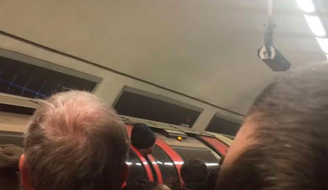 YouTube: hombre hizo mala maniobra y quedó atrapado en la puerta del metro de Londres 