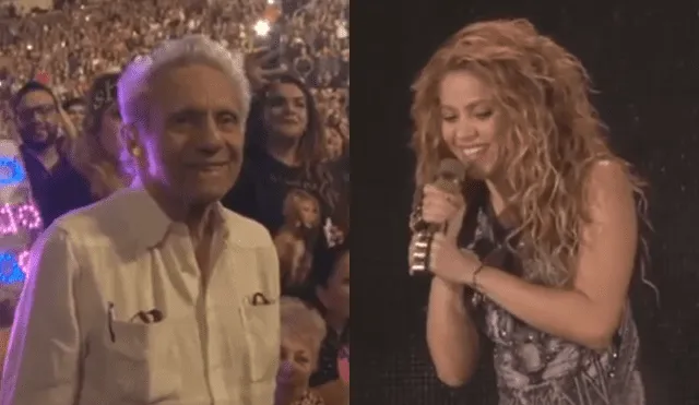 Shakira detuvo su show en vivo para dar una conmovedora sorpresa a su padre [VIDEO]
