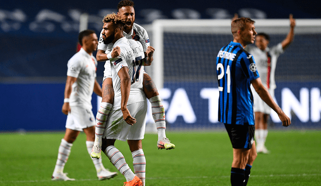 Marquinhos y Maxim Choupo-Moting le dieron al vuelta al Atalanta y clasificaron al PSG a las semifinales de Champions League. | Foto: AFP