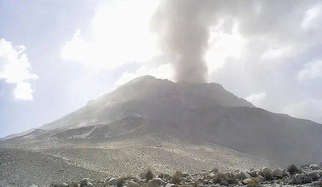 Arequipa: Aviones de la FAP monitorearán afectaciones por cenizas de volcán Sabancaya
