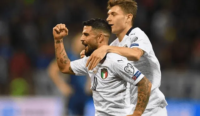 Insigne marcó el segundo tanto para los italianos. Créditos: Getty Images