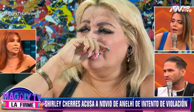Magaly Medina se enfurece con Anhelí Arias y amenaza con botarla del set