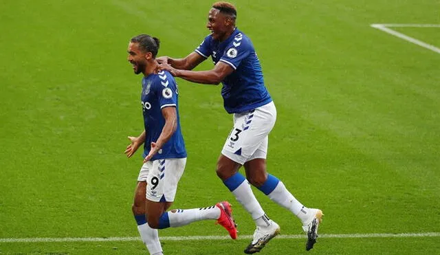 Everton gana 3-1 al Brighton con goles de Calvert Lewis, Mina y James. Foto: EFE