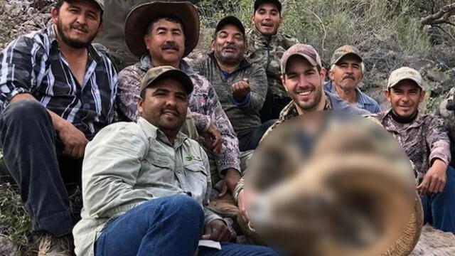 A través de las redes sociales, el sujeto presumió la caza de un borrego cimarrón, especie emblemática de Baja California y en peligro de extinción.