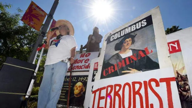 Washington revaloriza a los pueblos indígenas y se ''despide'' de Cristobal de Colón