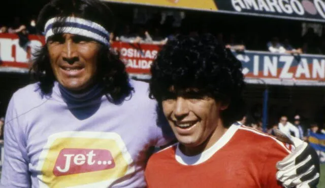 Diego Maradona le dedicó emotivas palabras a su excompañero de selección, Gatti. Foto: Archivo
