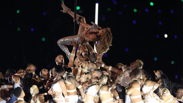 Shakira y Jennifer Lopez en el Super Bowl