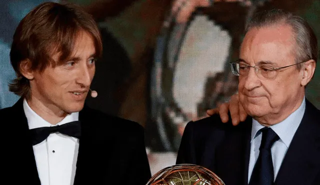 Luka Modric lanzó indirecta a presidente del Real Madrid tras obtener Balón de Oro
