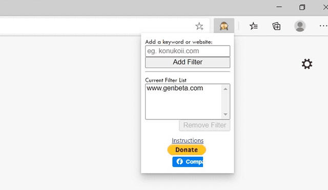Auto-Incognito Filter puede reconocer palabras que, si están incluidas en un dominio, abrirán siempre en modo privado. Imagen: Chrome Web Store.