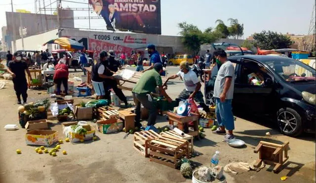 Los ambulantes invadieron los centros de abasto de Chiclayo