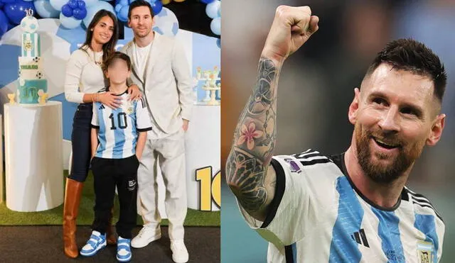 Thiago Messi es el hijo mayor de la 'Pulga'. Foto: composición/EFE/captura Instagram Antonela Roccuzzo