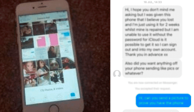 Facebook: roban su iPhone y le mandan mensajes para pedir su contraseña de iCloud [FOTOS]