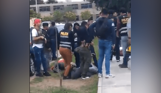 San Marcos: Policía interviene a banda de extorsionadores dentro de universidad [VIDEO]