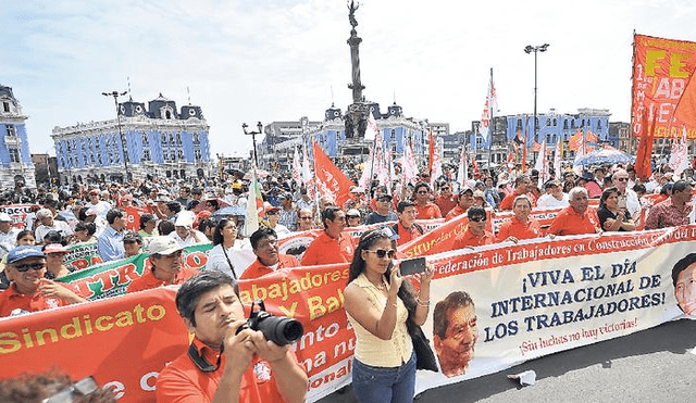 Gremio de trabajadores rechaza ‘Ley Fujimori’