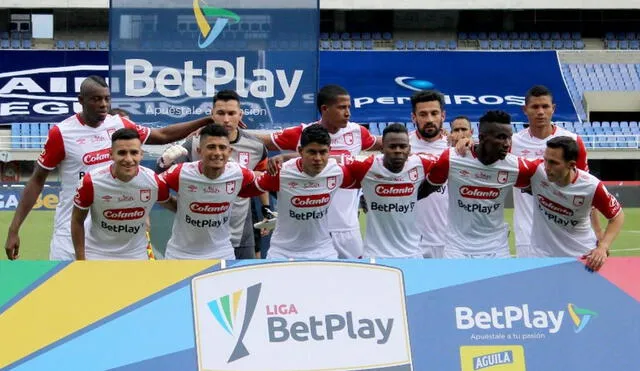 El equipo 'cardenal' derrotó 2-1 a Deportivo Pereira en su regreso a la Liga BetPlay. Foto: Twitter Independiente de Santa Fe